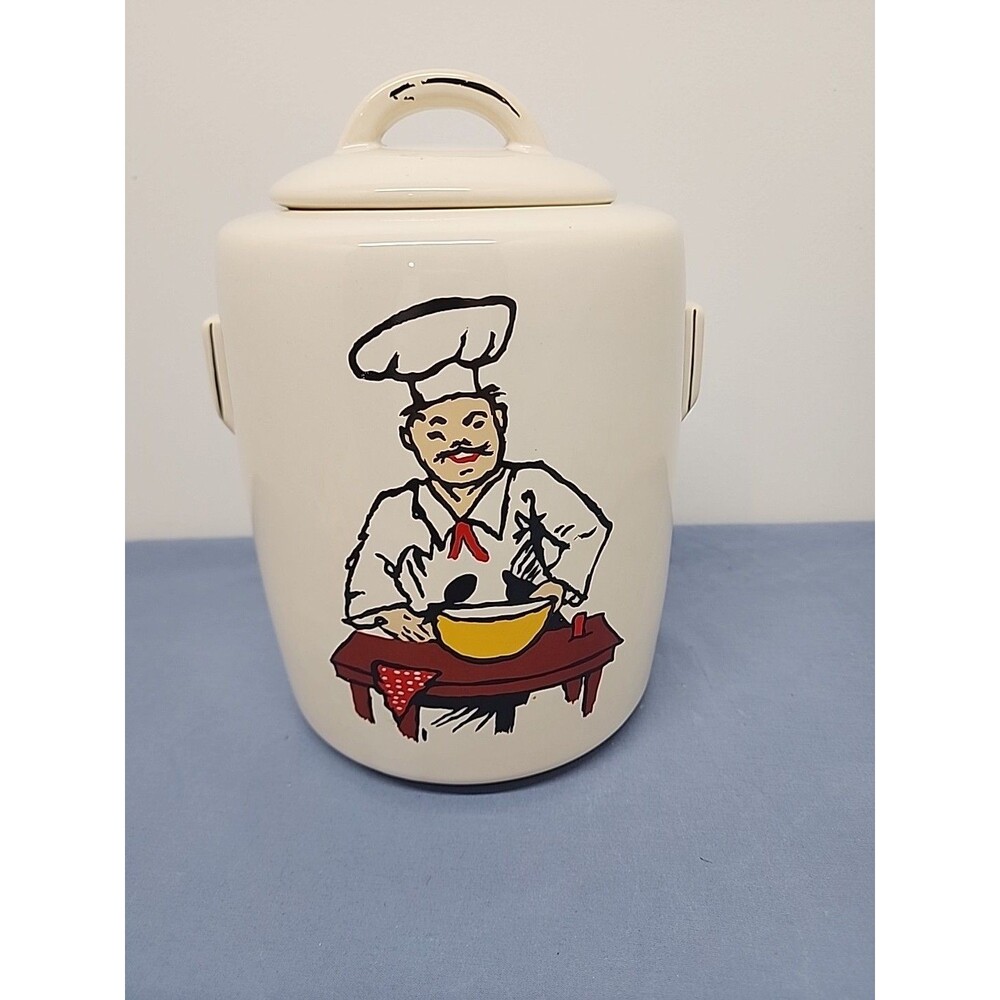 Vintage McCoy Happy Baker / Chef Cookie Jar 1950's